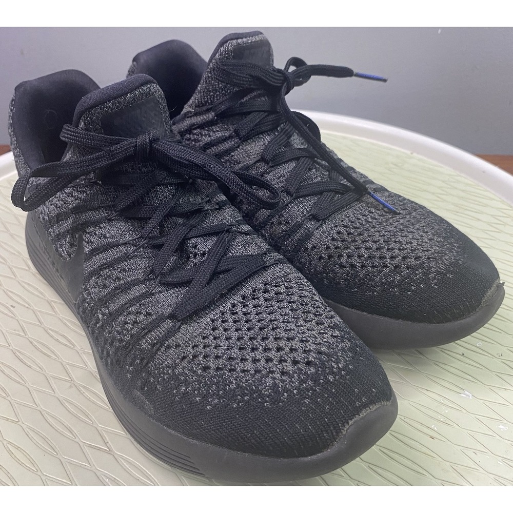 Nike LunarEpic Flyknit 2 Low Women Running Shoes Black&Gray Sneakers 8.5